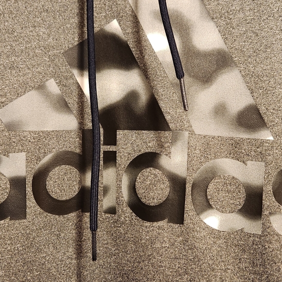 Adidas Black and White Training Hoodie - Picture 2 of 5